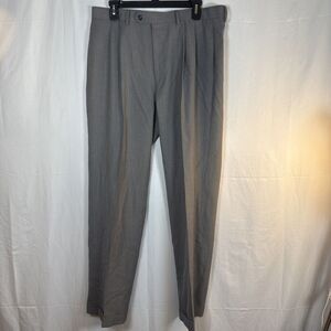 Lauren Ralph Lauren Mens Classic Fit Grey Dress Pants Size 34 X 32 Preowned